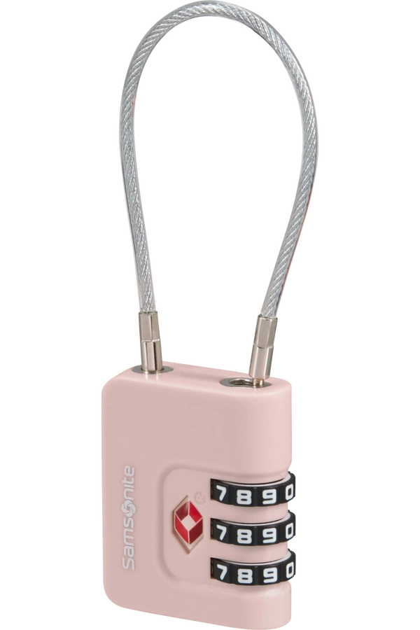 Samsonite 3-stelliges TSA-Kabelvorhängeschloss