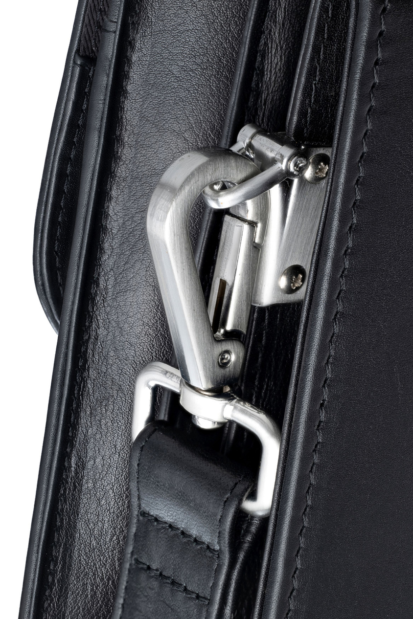 Valentini Ambassador 605 Aktentasche aus Leder, schwarz