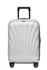 Samsonite C-Lite 55cm erweiterbarer weißer Koffer