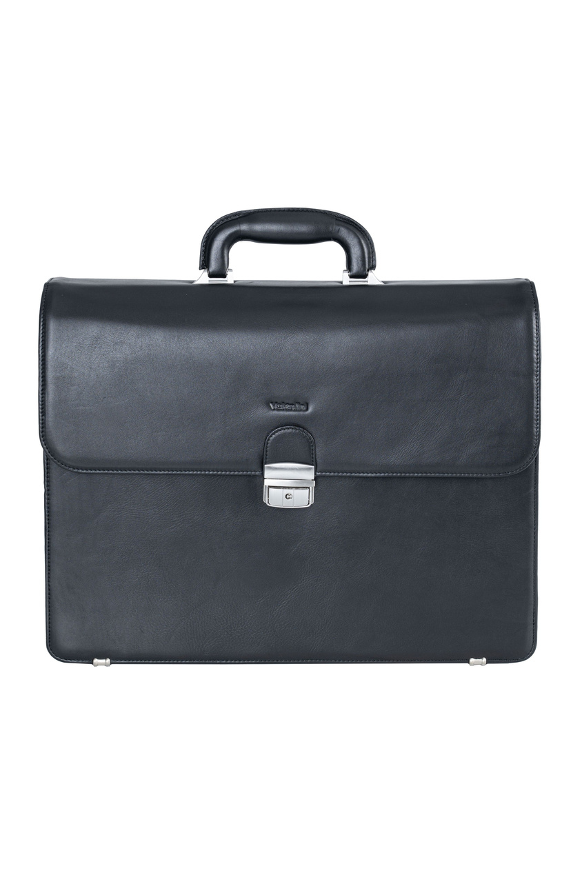 Valentini Ambassador 605 Aktentasche aus Leder, schwarz