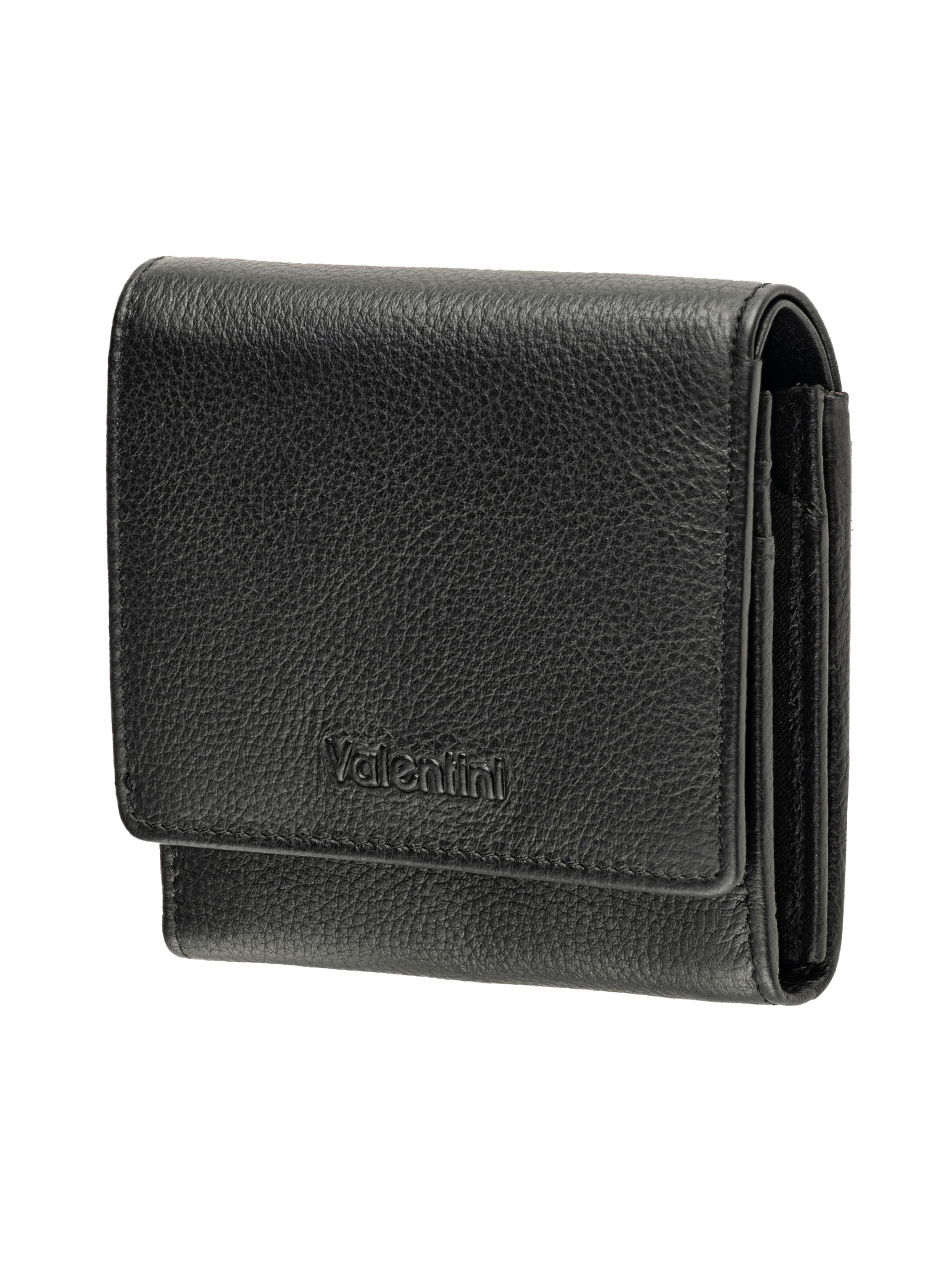 Portfel damski Valentini Metallic 123 czarny