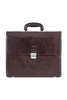 Valentini Ambassador 605 Aktentasche aus braunem Leder