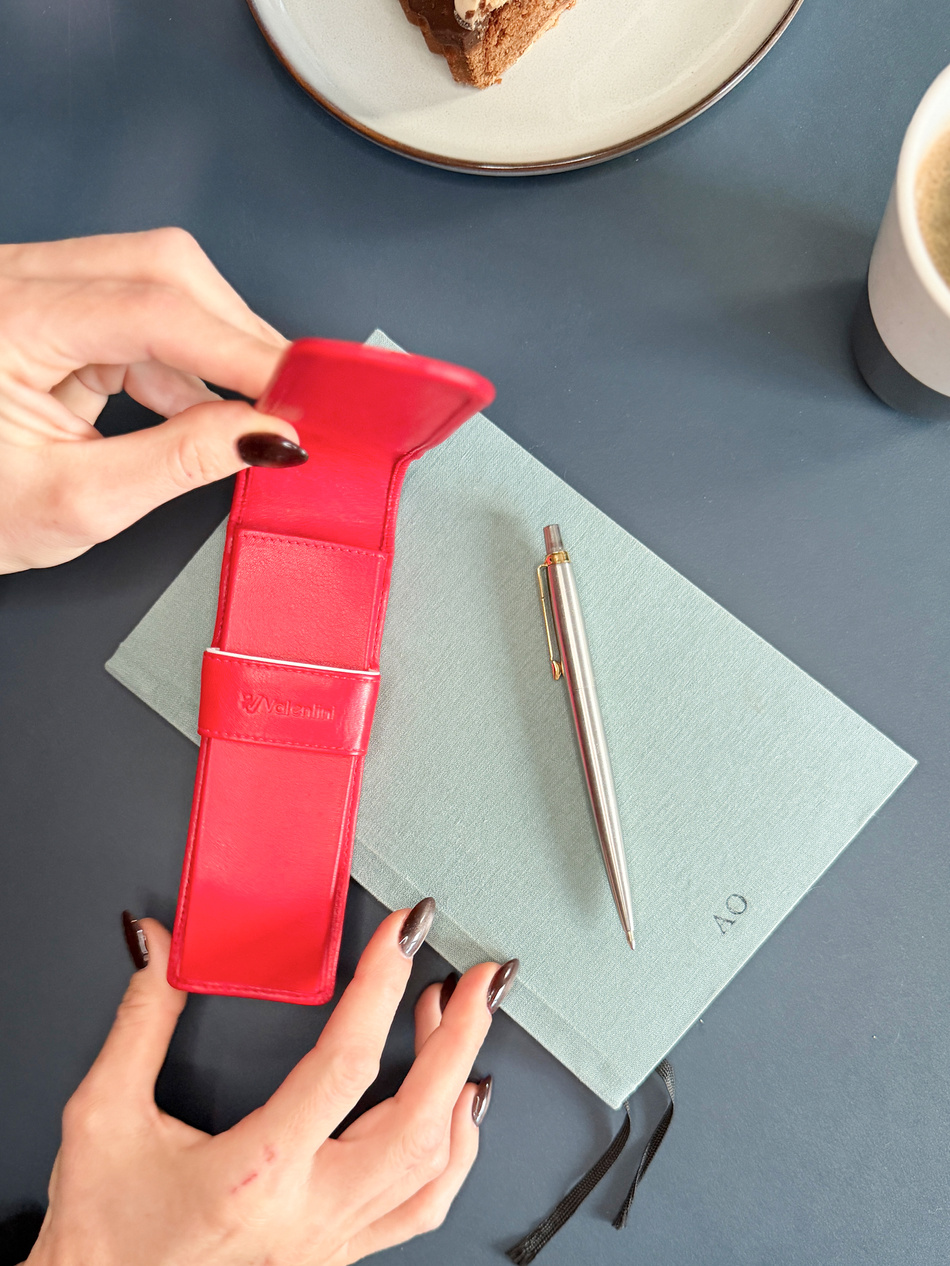 Etui für zwei Valentini Black & Red Diamond 436 Rotstifte