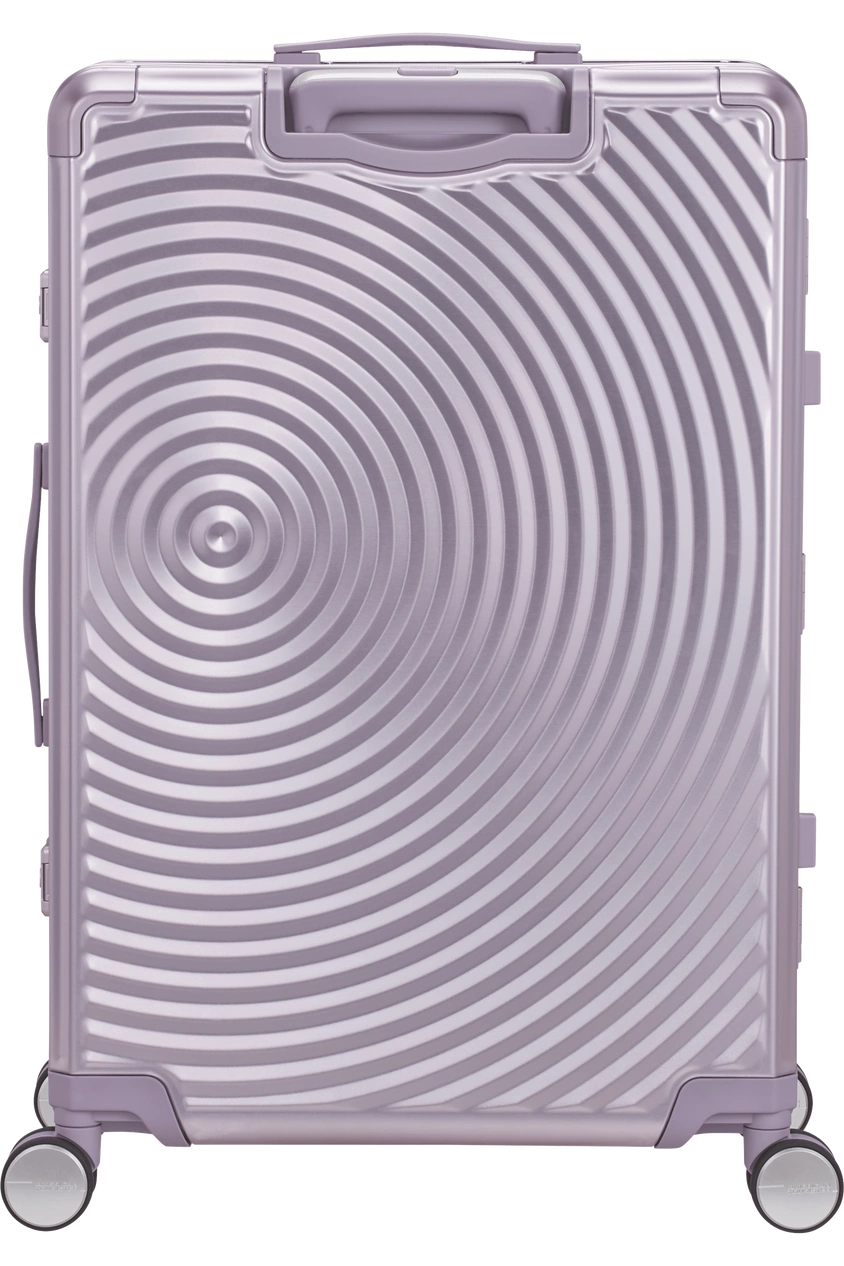 American Tourister Soundbox Alu Koffer 77cm Lila