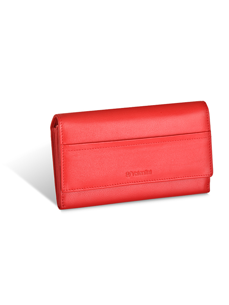 Damen Valentini Schwarz & Rot Diamond 550 Geldbörse rot