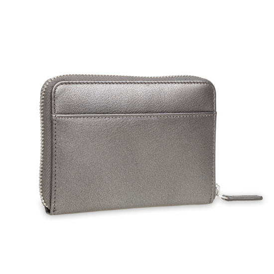 Valentini Damengeldbörse Metallic 410 silber