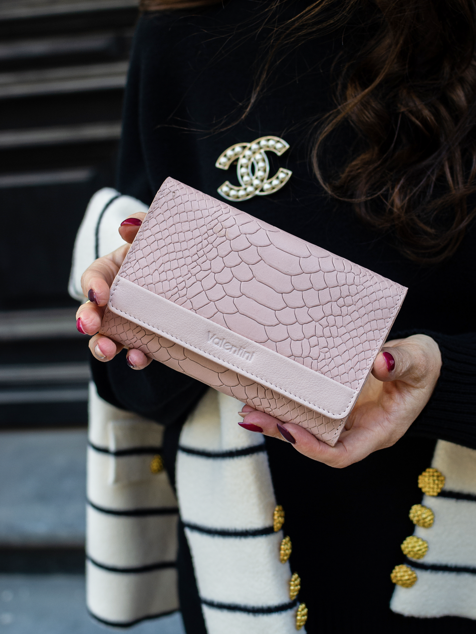 Valentini Metallic 101 Etui für grüne Karte und Dokumente