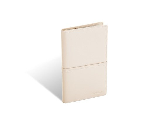 Etui na wizytówki Valentini Black & Red Diamond 677 beżowe