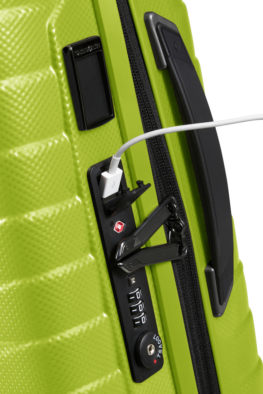 Samsonite Proxis Handgepäckkoffer 55cm erweiterbar limettengrün