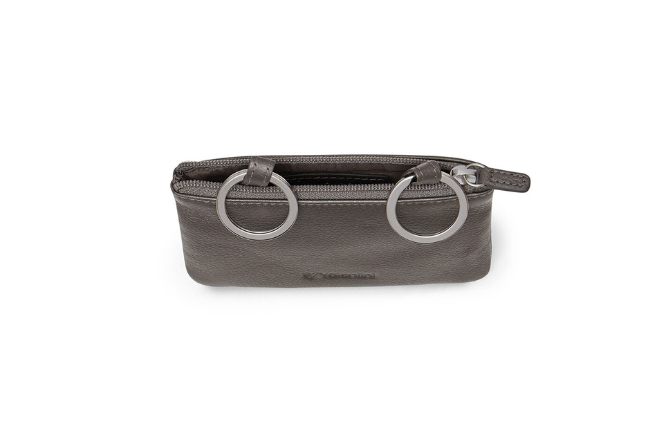 Valentini Metallic 328 silbernes Schlüsseletui