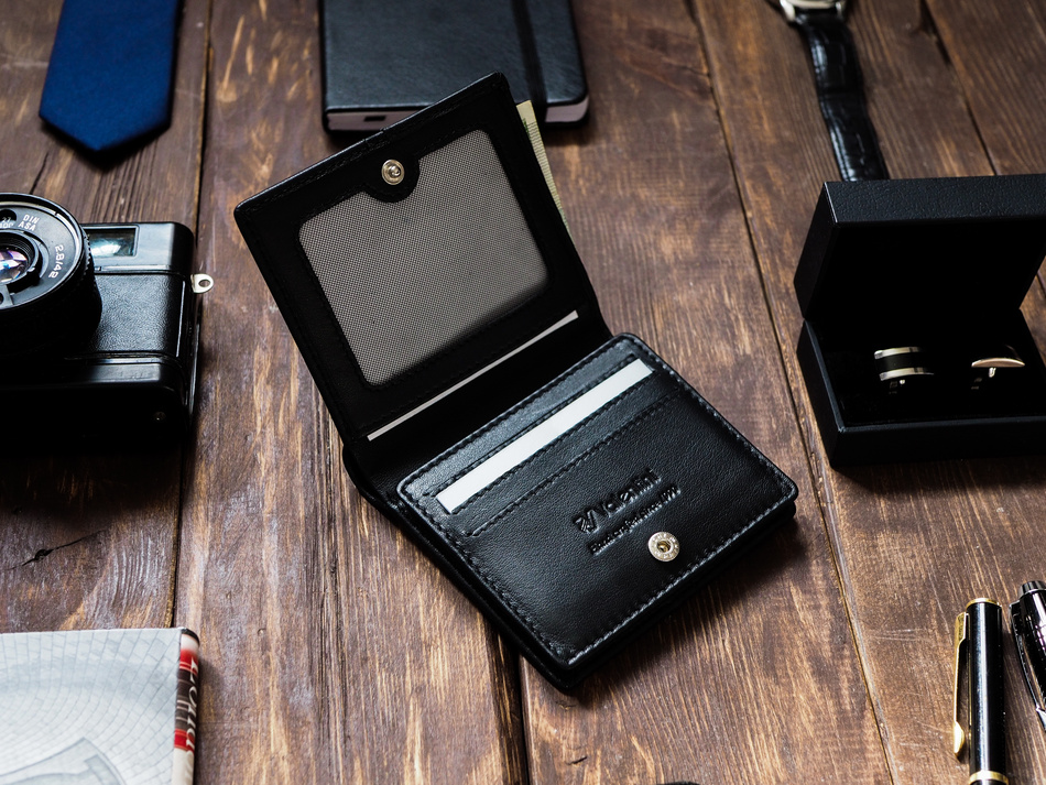 Valentini Milford 113 Herrengeldbörse schwarz