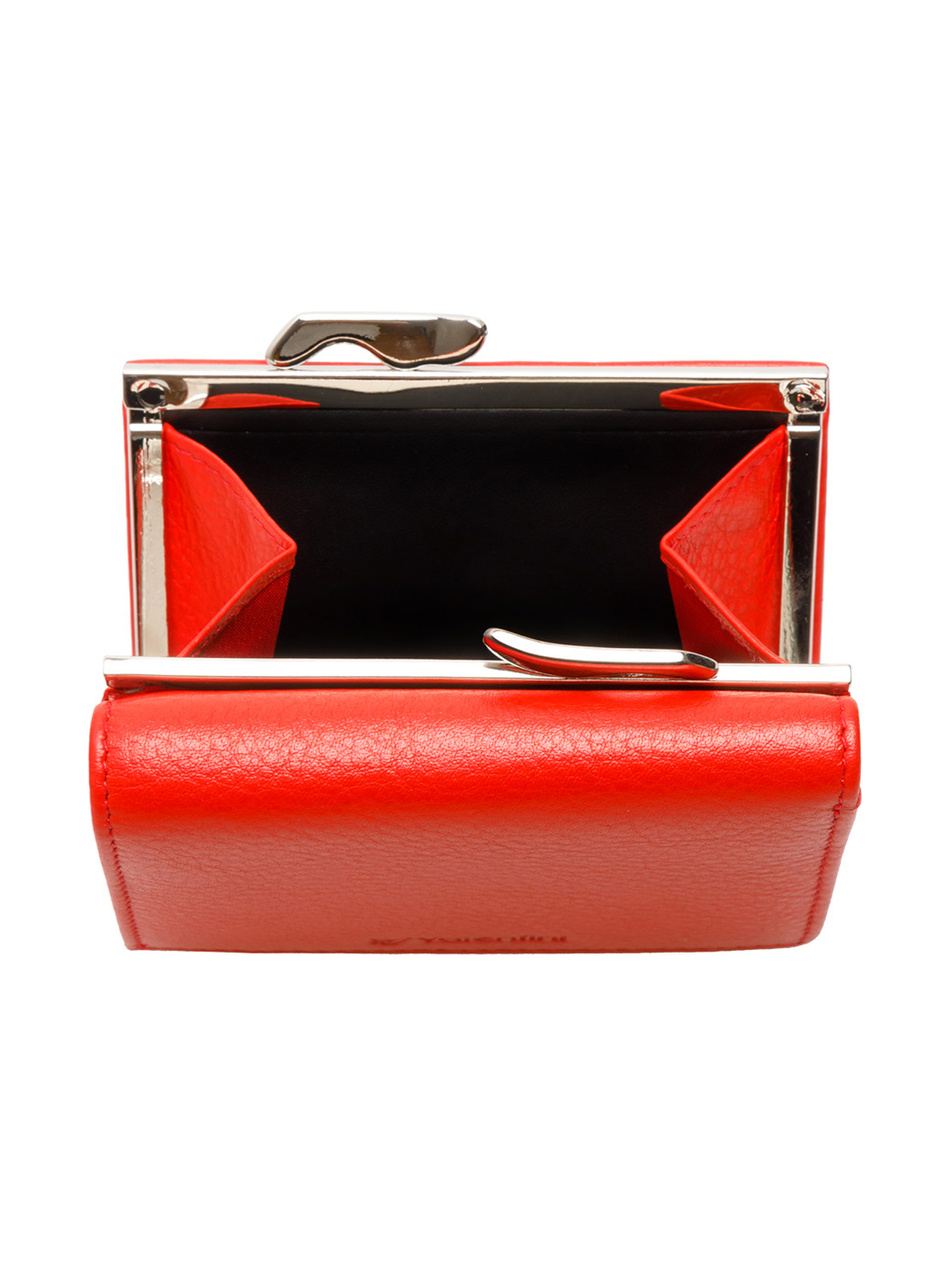 Valentini Damengeldbörse Metallic 446 rot