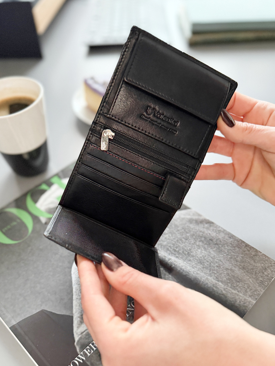 Valentini Herrengeldbörse Mild 213 schwarz