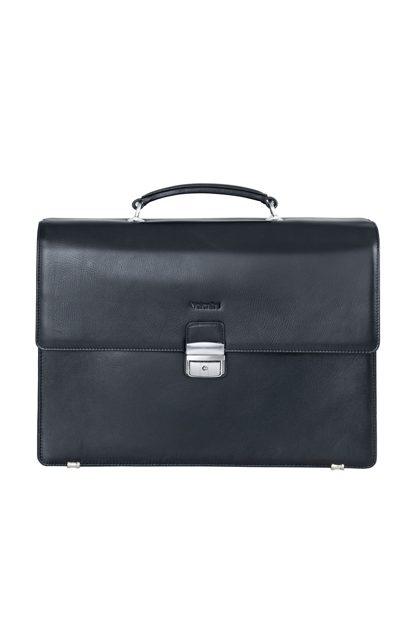 Valentini Ambassador 613 Aktentasche aus Leder, schwarz