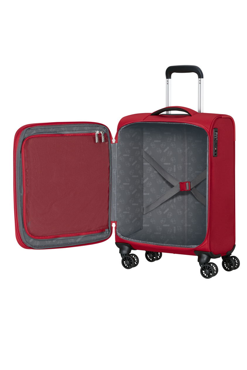 Walizka kabinowa American Tourister Cloudrider 55cm powiększana czerwona