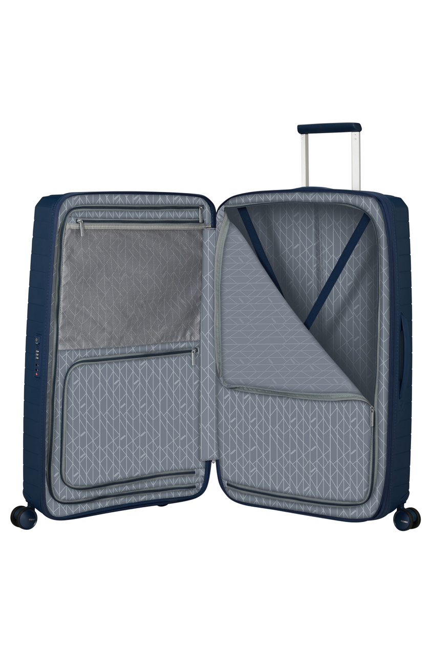 Walizka American Tourister Fastforward 78cm powiększana granatowa