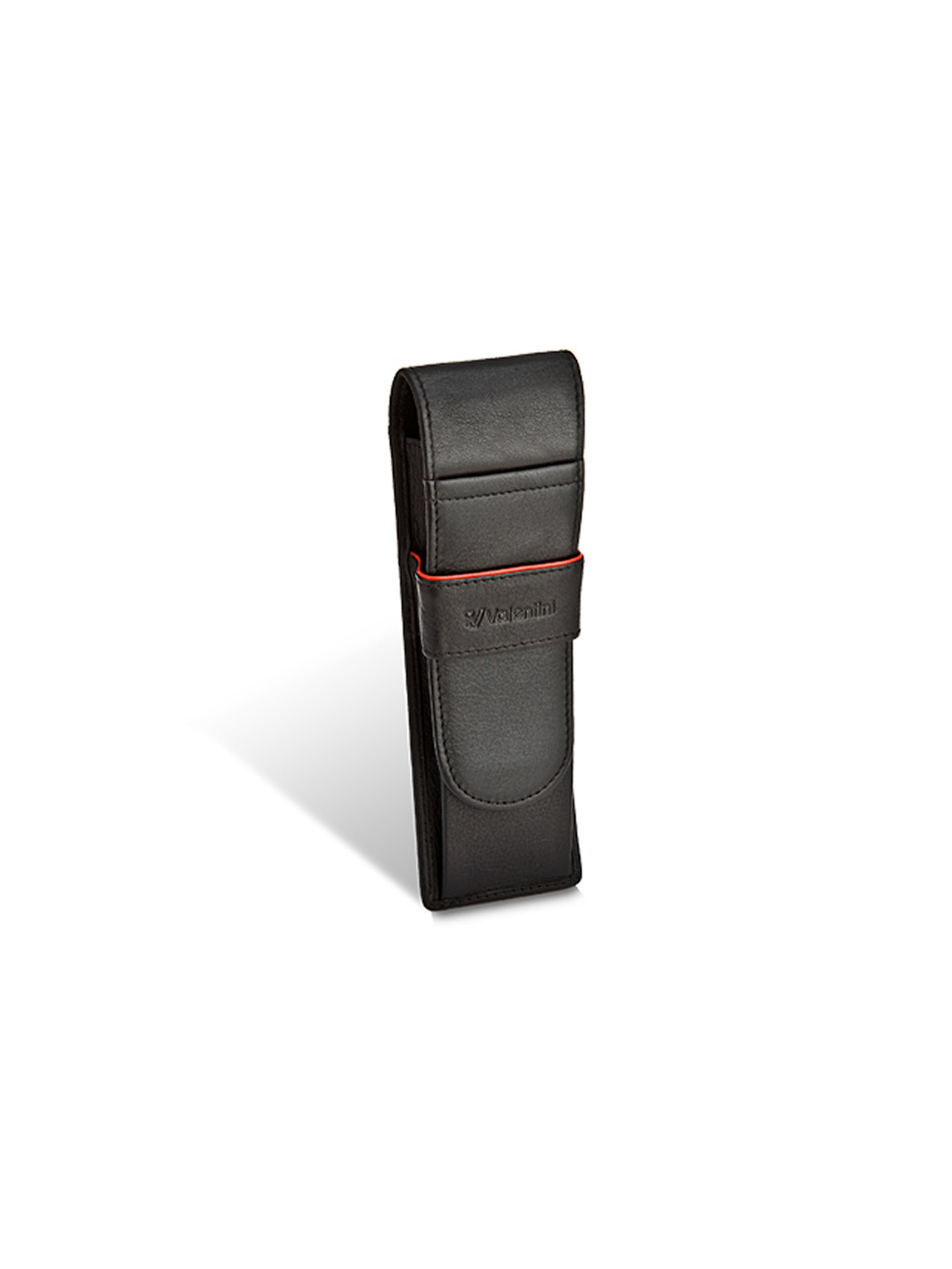 Etui na dwa pióra Valentini Black & Red Diamond