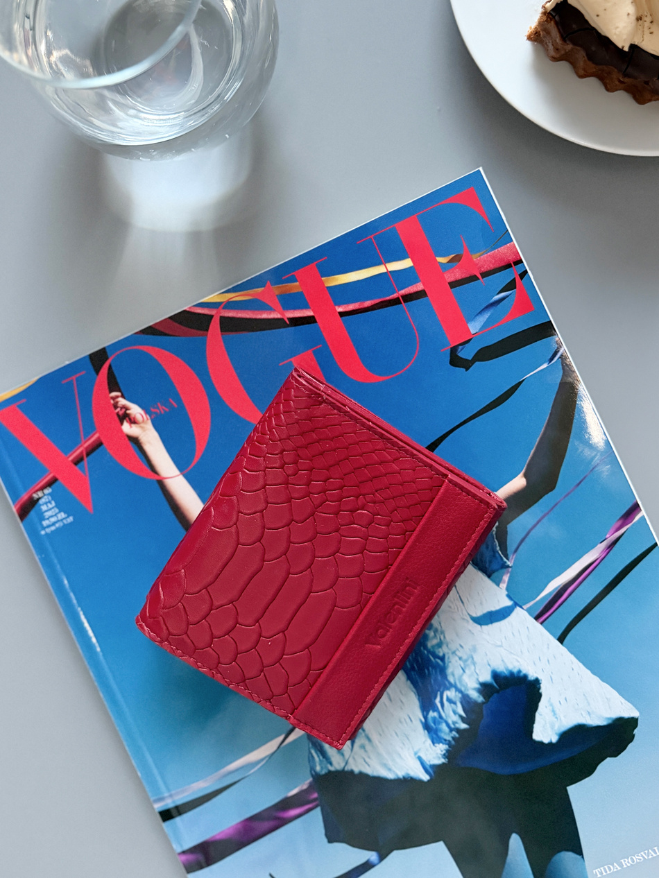 Valentini Metallic 101 Etui für grüne Karte und Dokumente