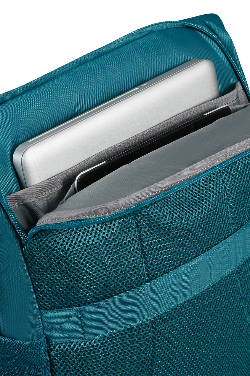 American Tourister Urban Groove 15,6" dunkelgrüner rollender Laptop-Rucksack