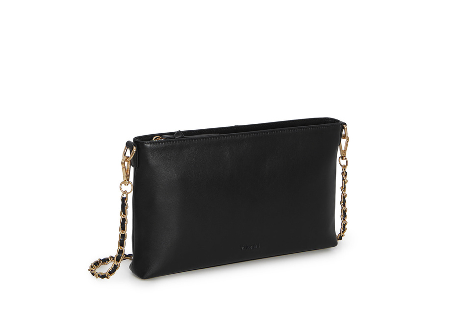 Valentini Adoro 244 Lederhandtasche mit Kette schwarz