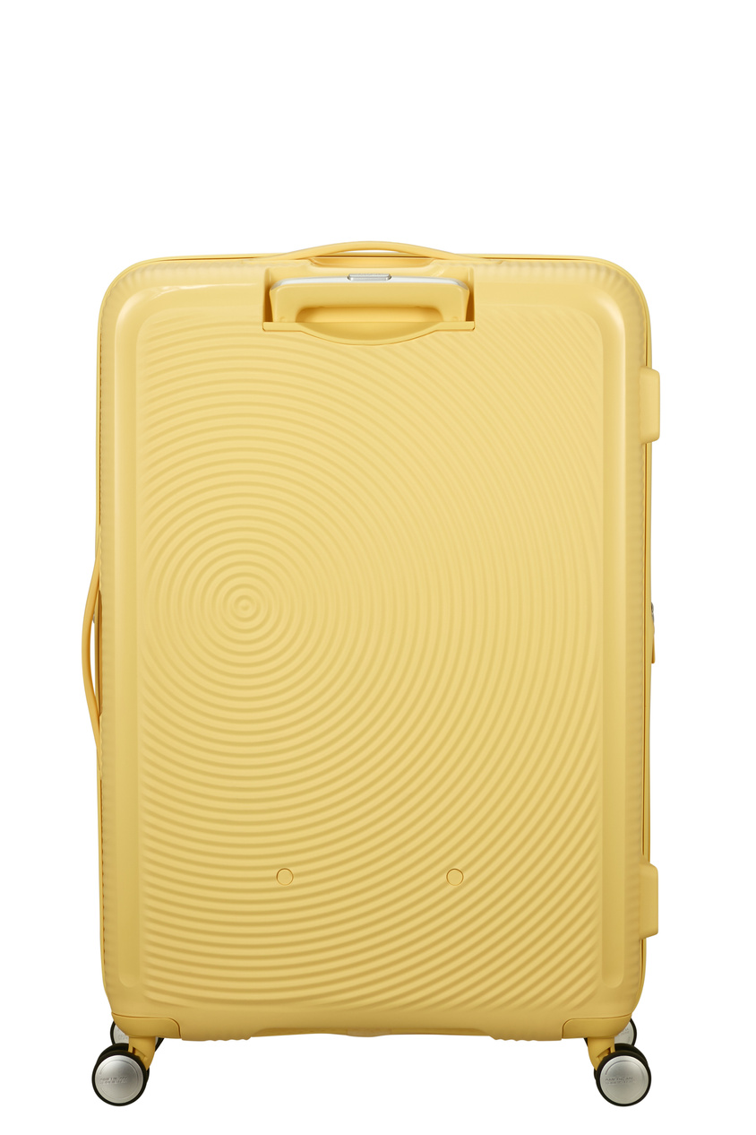 Walizka American Tourister Soundbox 77cm powiększana żółta jasna