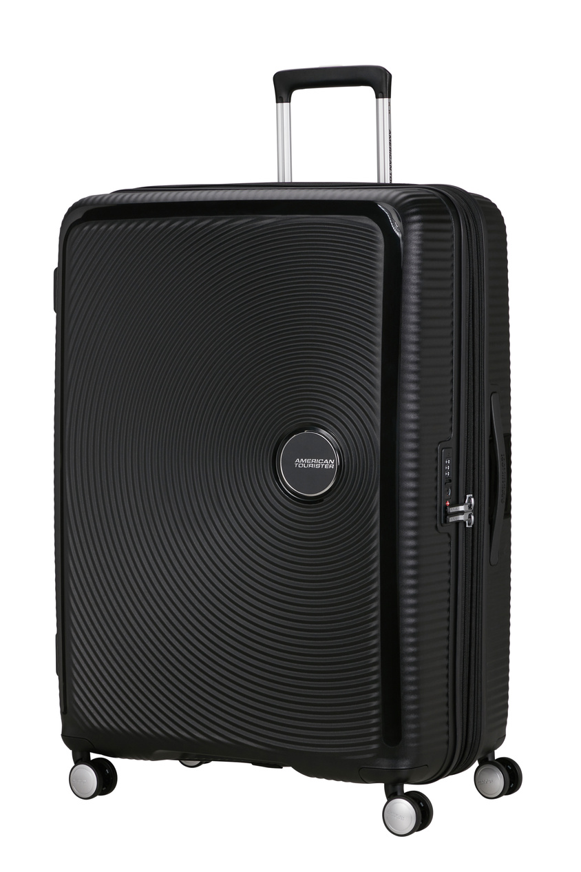 American Tourister Soundbox 80 cm ausziehbarer schwarzer Koffer