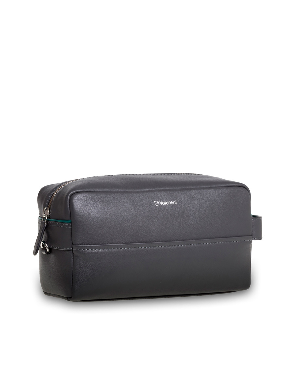 Valentini Piemonte 407 grau Kosmetiktasche