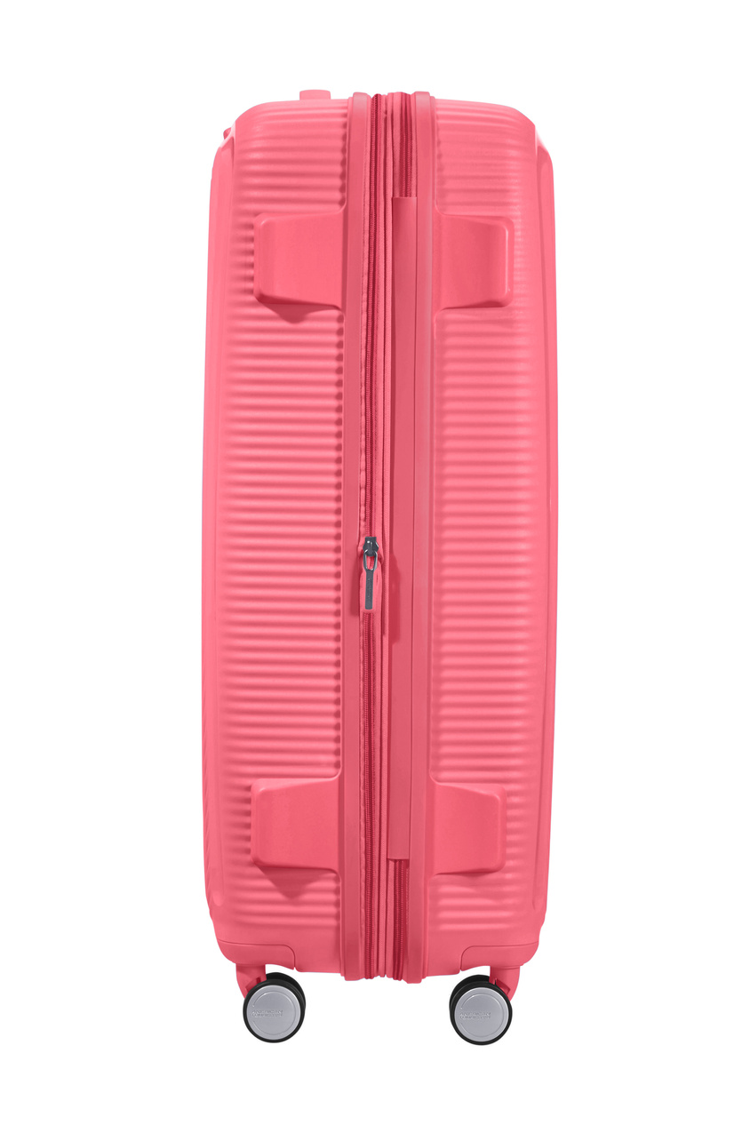 Walizka American Tourister Soundbox 77cm powiększana różowa