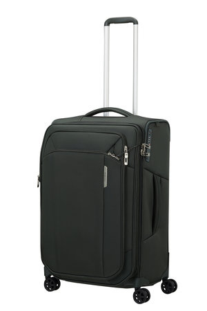 Samsonite Respark 67 cm grüner erweiterbarer Koffer