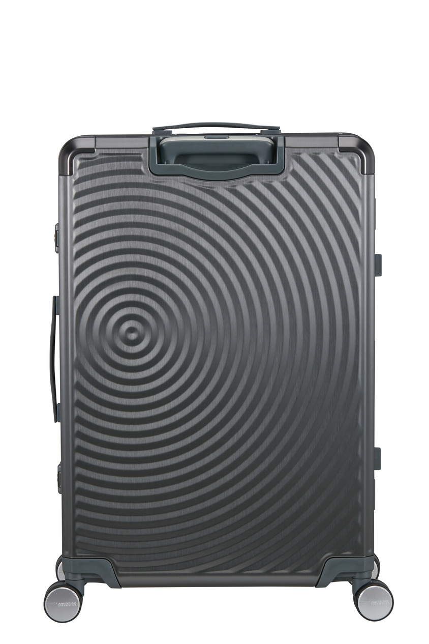 American Tourister Soundbox Alu Koffer 77cm Silber