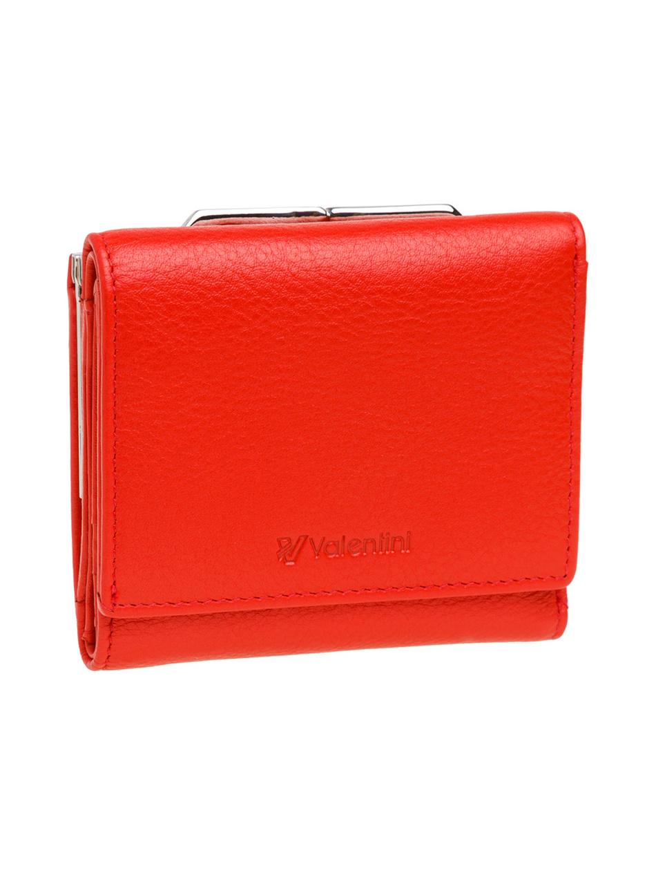 Valentini Damengeldbörse Metallic 446 rot