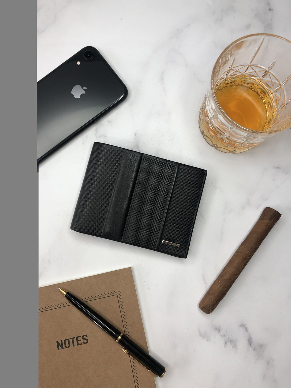 Valentini Eibe 274 Herrengeldbörse schwarz