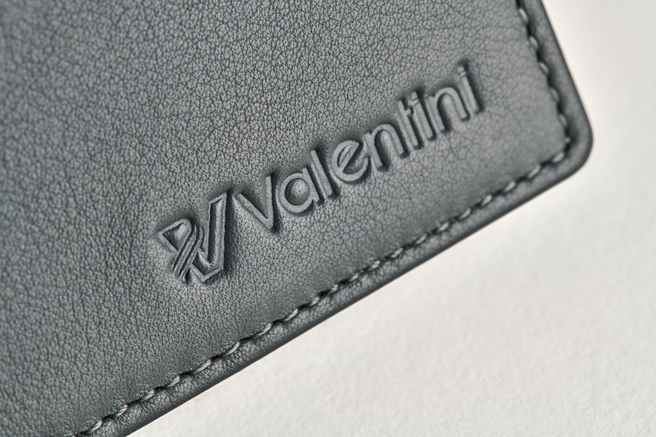 Valentini Black & Red Diamond Herrengeldbörse 502P grau