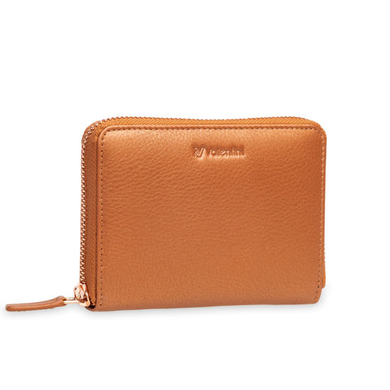 Valentini Damengeldbörse Metallic 410 Kupfer