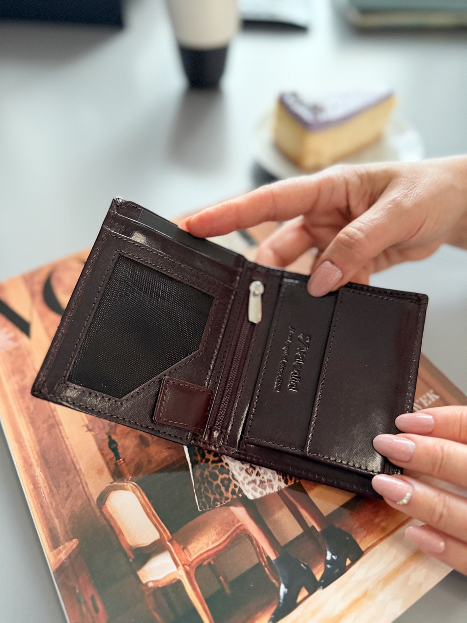 Valentini New Classic 213 braun Herrengeldbörse