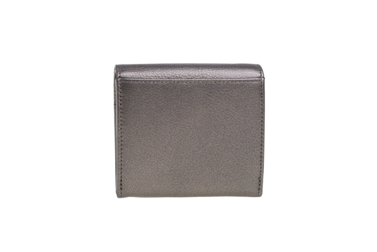 Valentini Damengeldbörse Metallic 123 silber