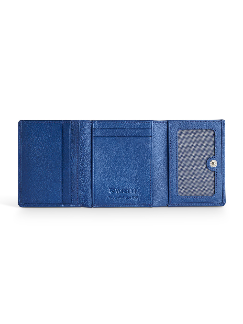 Valentini Damengeldbörse Metallic 446 blau