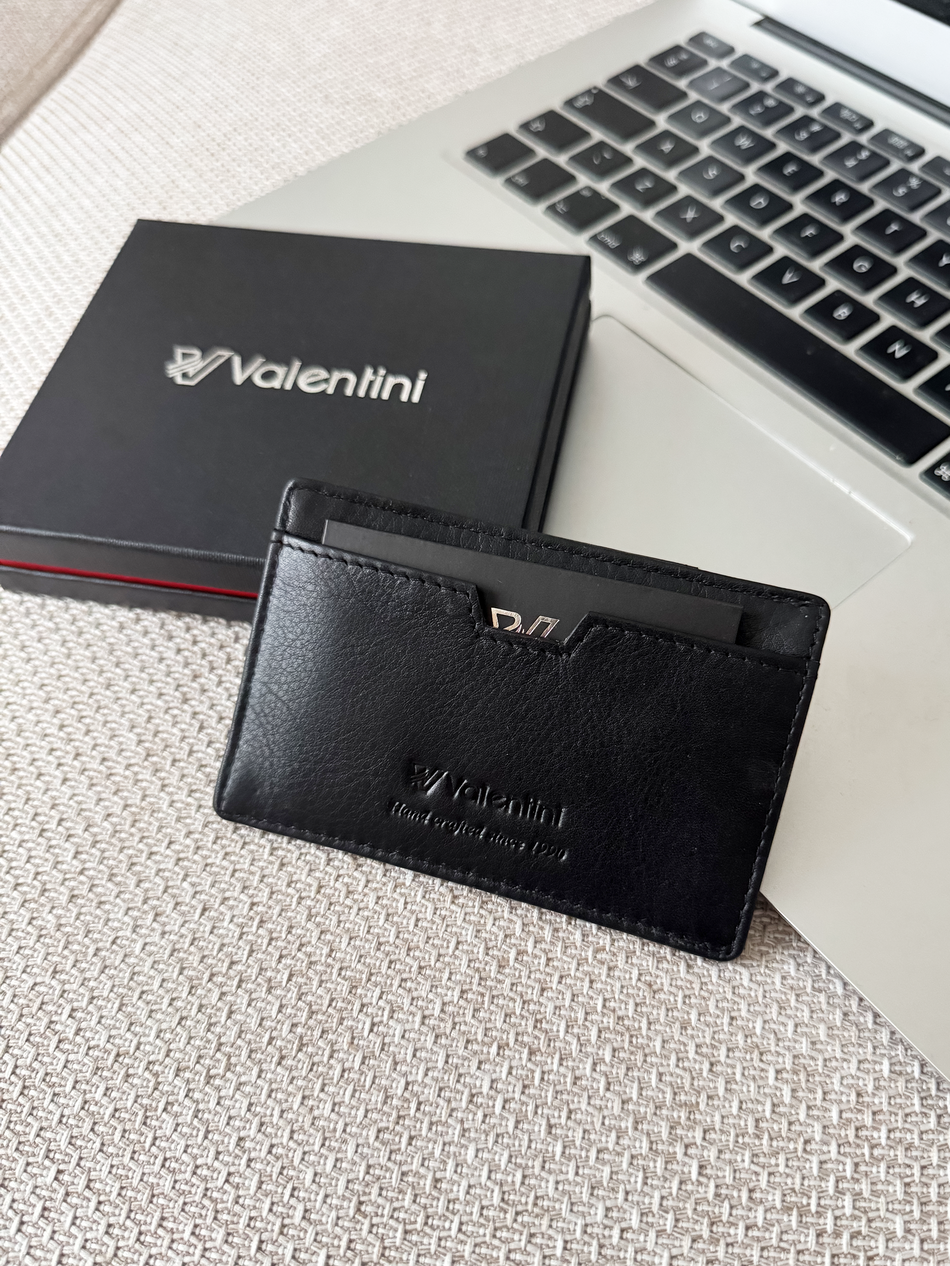 Etui na karty i dokumenty Valentini Trophy 014 czarne