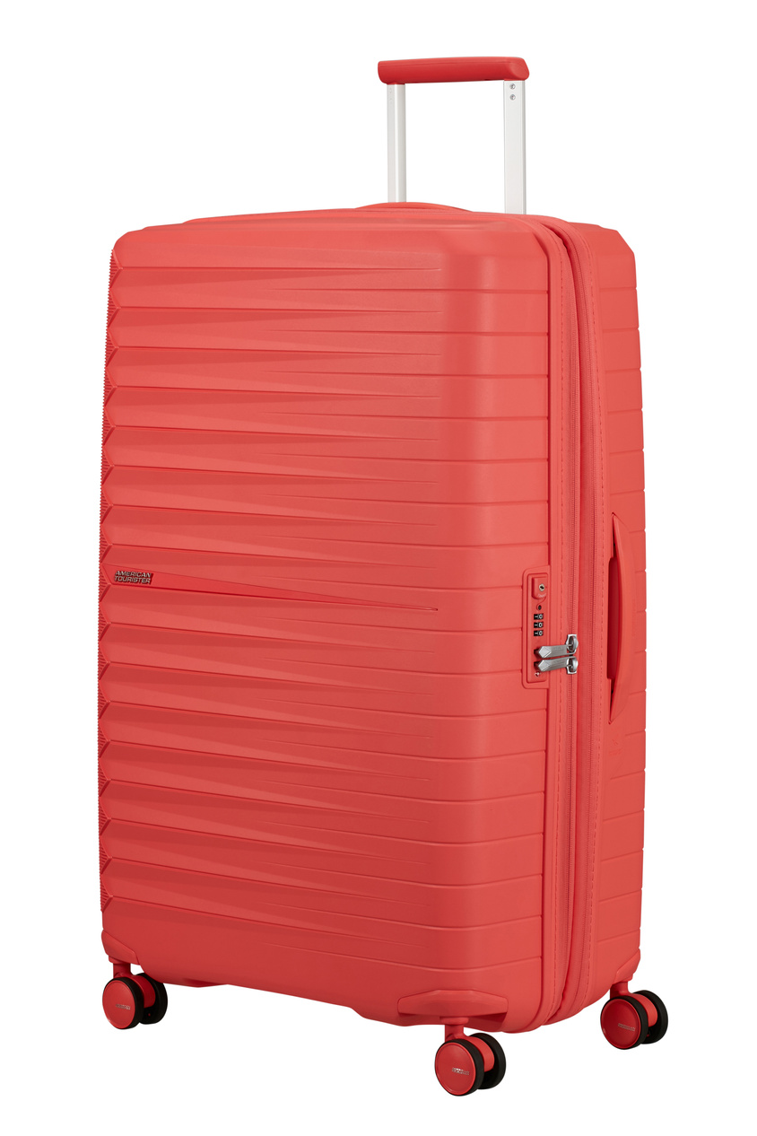 Walizka American Tourister Fastforward 78cm powiększana różowa