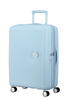 American Tourister Soundbox 67cm Koffer, vergrößerbar, hellblau