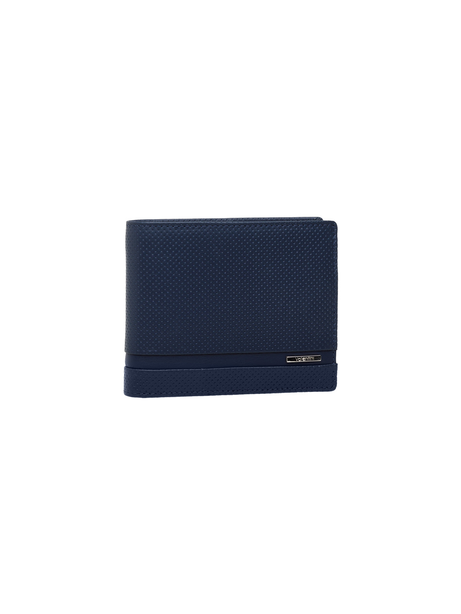Valentini Perforierte 274 Herren Portemonnaie navy blau