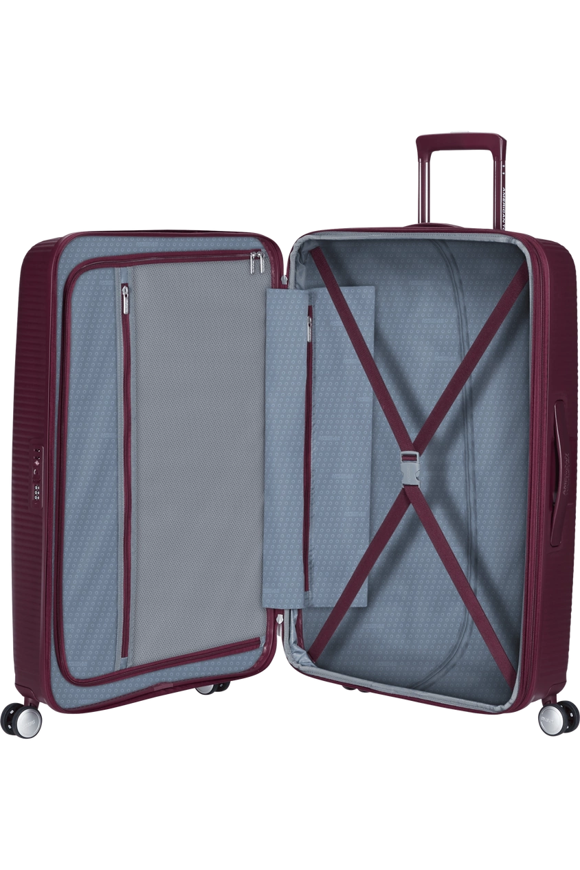 American Tourister Soundbox 77cm erweiterbarer Koffer schwarz