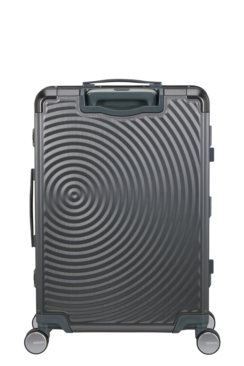 Walizka American Tourister Soundbox Alu 68cm antracytowa
