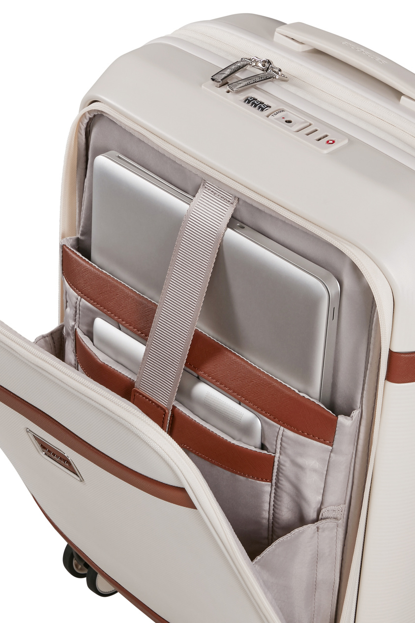 Walizka kabinowa Samsonite Image 55cm powiększana beżowa