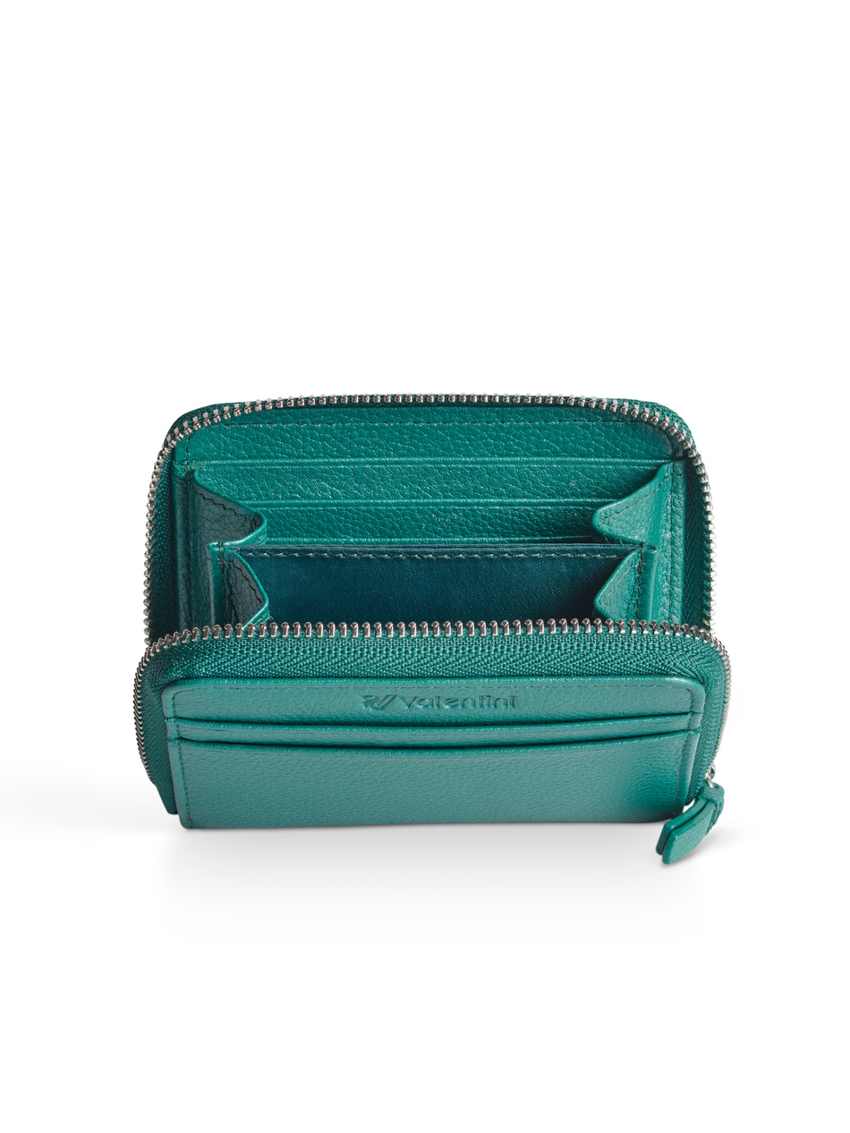 Valentini Damengeldbörse Metallic 127 grün