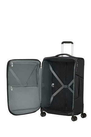 Samsonite Respark 67 cm schwarzer erweiterbarer Koffer