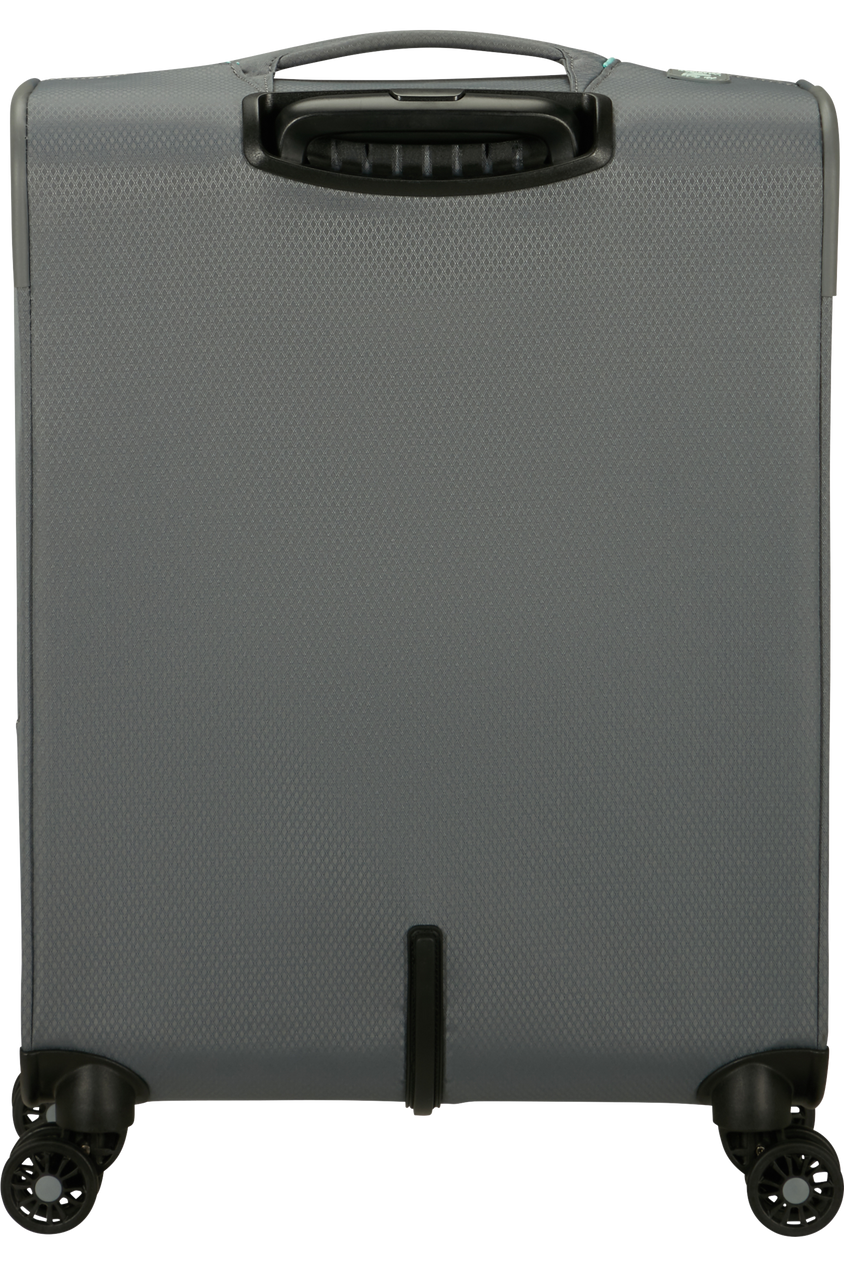 American Tourister Aerospin 55 cm Kabinenkoffer, grau, erweitert