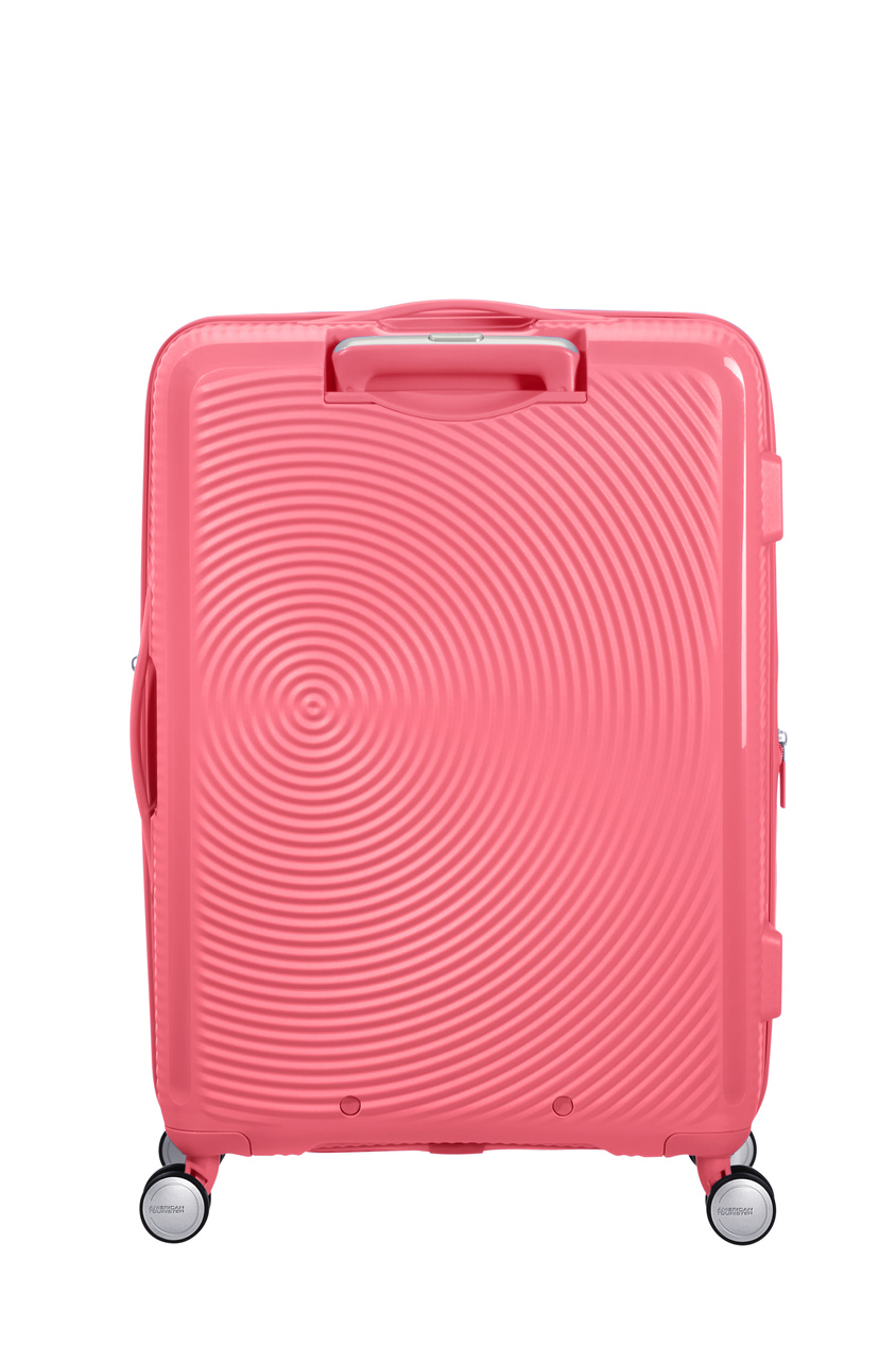 Walizka American Tourister Soundbox 67cm powiększana różowa