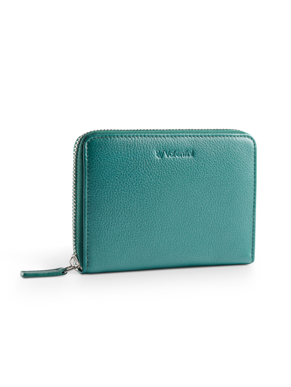 Valentini Damengeldbörse Metallic 410 grün