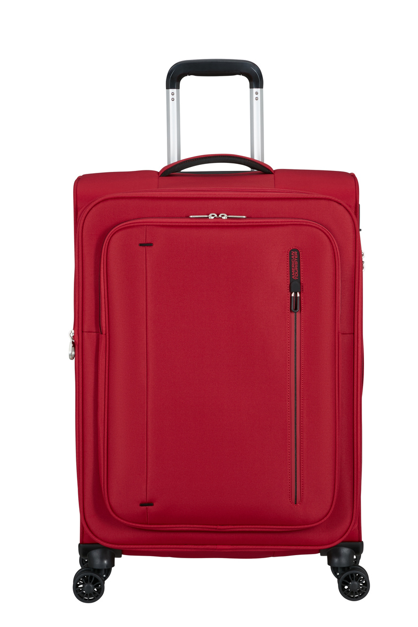 Walizka American Tourister Cloudrider 67cm powiększana czerwona
